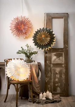 Estrella de adviento Crystal Ø55 cm, verde