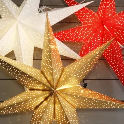 Estrella de Adviento Dot 70 cm, Dorado