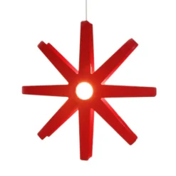 Estrella de adviento Fling rojo, Ø 50 cm