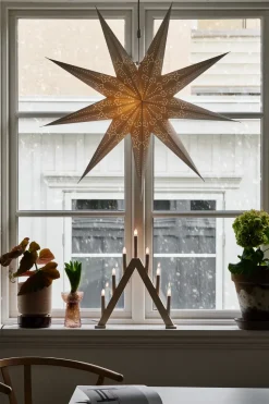 Estrella de Adviento Folk, Blanco, Ø80 cm