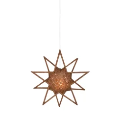 Estrella de Adviento Karin Ø45 cm, marrón