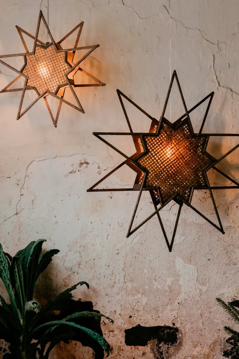 Estrella de Adviento Karin Ø45 cm, marrón