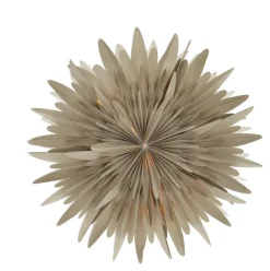 Estrella de Adviento Luna beige con puntos, 80 cm