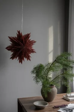 Estrella de Adviento Oslo Ø44 cm, Red ochre