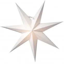 Estrella de Navidad Aino Slim, blanco, 60 cm