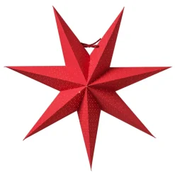 Estrella de navidad Aino slim rojo, 44 cm