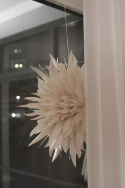 Estrella de navidad Eldig Ø70 cm, blanco