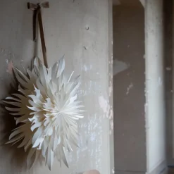Estrella de navidad Eldig Ø70 cm, blanco