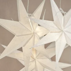 Estrella de navidad Greta blanco, 60 cm