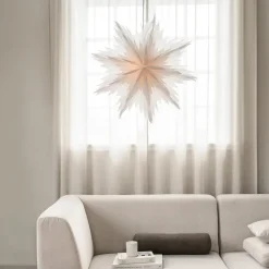 Estrella de navidad Oslo Ø80 cm, blanco
