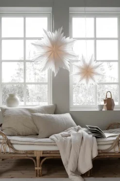 Estrella de navidad Oslo Ø80 cm, blanco