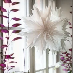 Estrella de navidad Oslo Ø60 cm, blanco