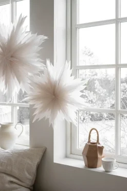 Estrella de navidad Oslo Ø60 cm, blanco