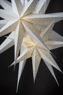 Estrella de navidad Stella blanco, 60 cm