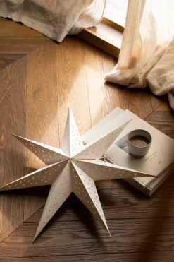 Estrella de navidad Stella blanco, 60 cm