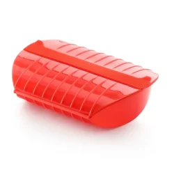 Estuche de vapor Lékué 3-4 p., Rojo