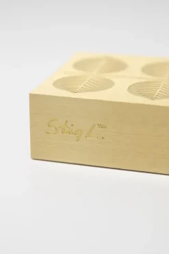 Estuche para cerillas Stig L Berså 6,8x12 cm, Dorado