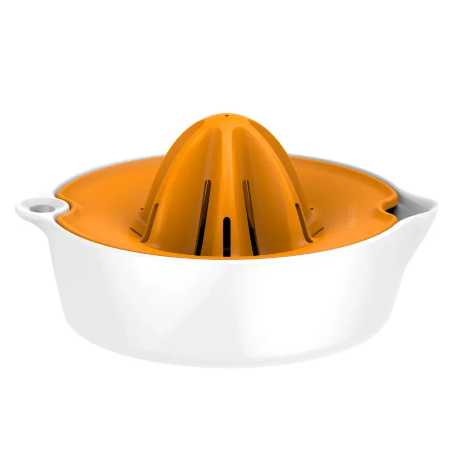 Exprimidor manual Functional Form, naranja-blanco