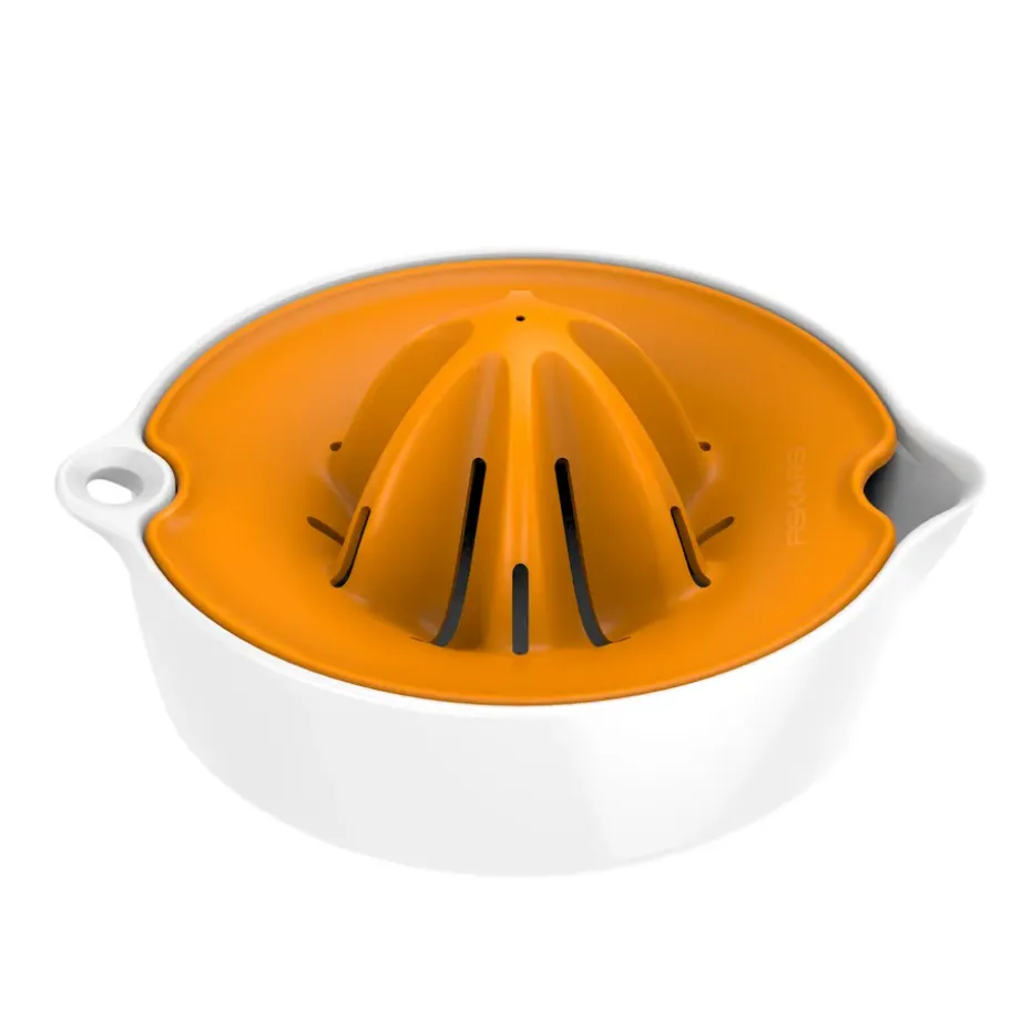 Exprimidor manual Functional Form, naranja-blanco