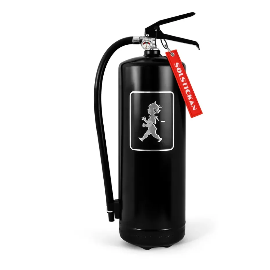 Extintor Solstickan 6 kg, Negro-plateado