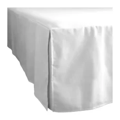 Faldón de cama Napoli, Blanco, 160x220x42 cm