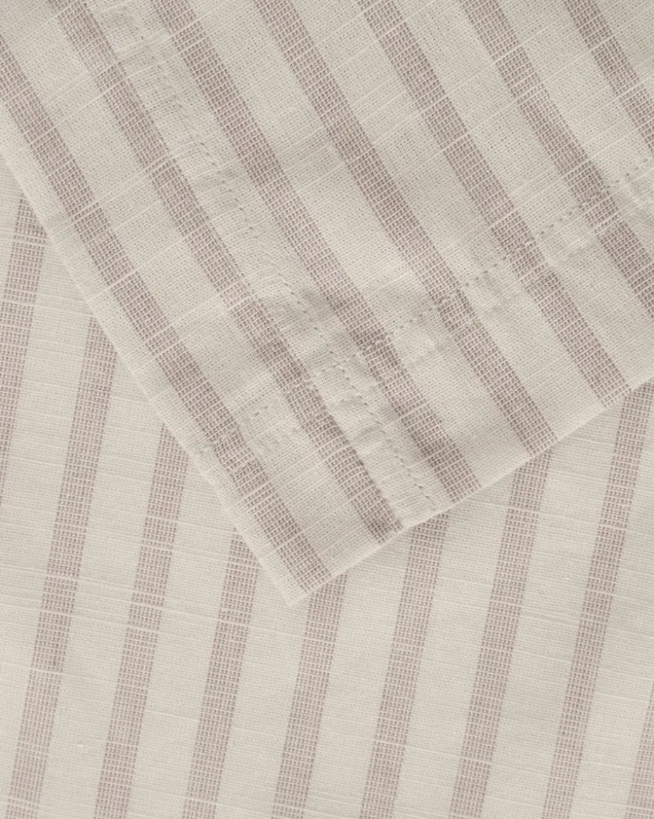 Faldón de cama Stripe Mauve, 140x200x53 cm