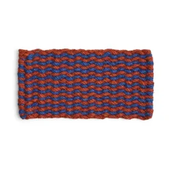 Felpudo Coco Stripe Wave, Brown-navy