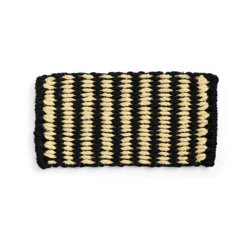 Felpudo Coco Stripe Wide, Black-white