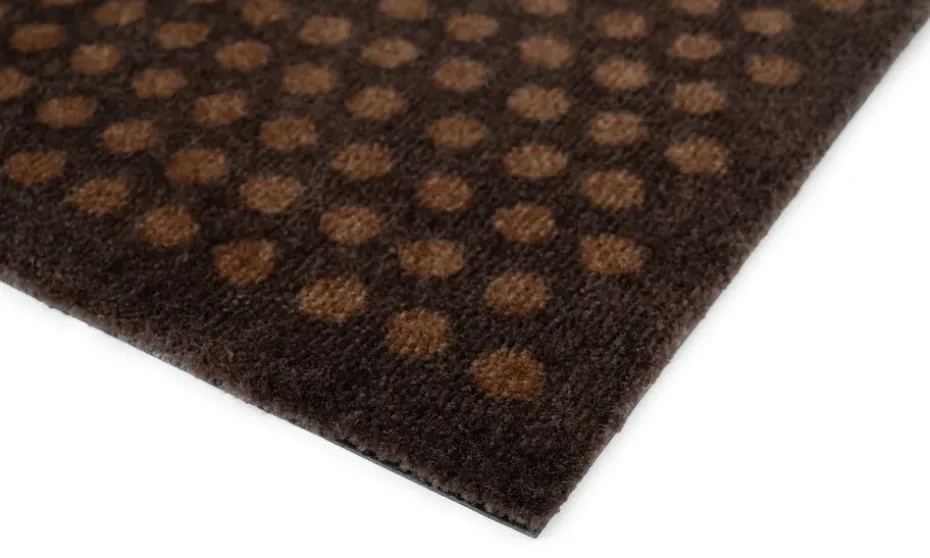 Felpudo Dot, Cognac-brown, 40x60 cm