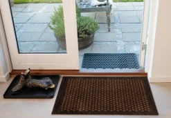Felpudo Dot, Cognac-brown, 60x90 cm