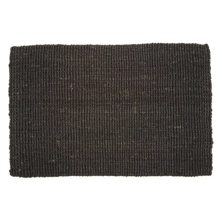 Felpudo Jute negro, 60 x 90 cm