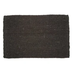 Felpudo Jute negro, 70 x 120 cm