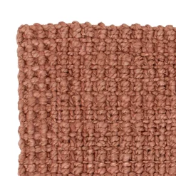 Felpudo Jute old rose, 60x90 cm
