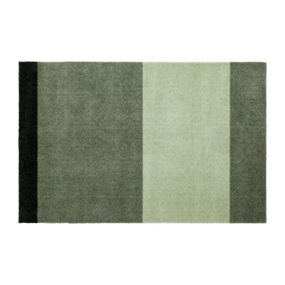 Felpudo Stripes horizontal, Green, 60x90 cm