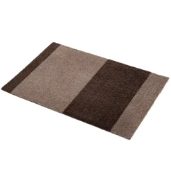 Felpudo Stripes horizontal, Sand-brown, 40x60 cm