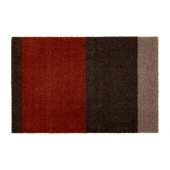 Felpudo Stripes horizontal, Brown-terrakotta, 40x60 cm