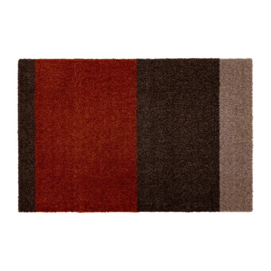 Felpudo Stripes horizontal, Brown-terrakotta, 40x60 cm
