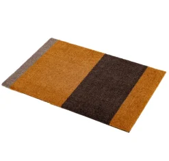 Felpudo Stripes horizontal, Dijon-brown-sand, 40x60 cm