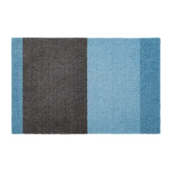 Felpudo Stripes horizontal, Blue-steel grey, 40x60 cm