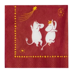 Festive Moments servilleta de papel Mumin 33x33 cm, Paquete de 20