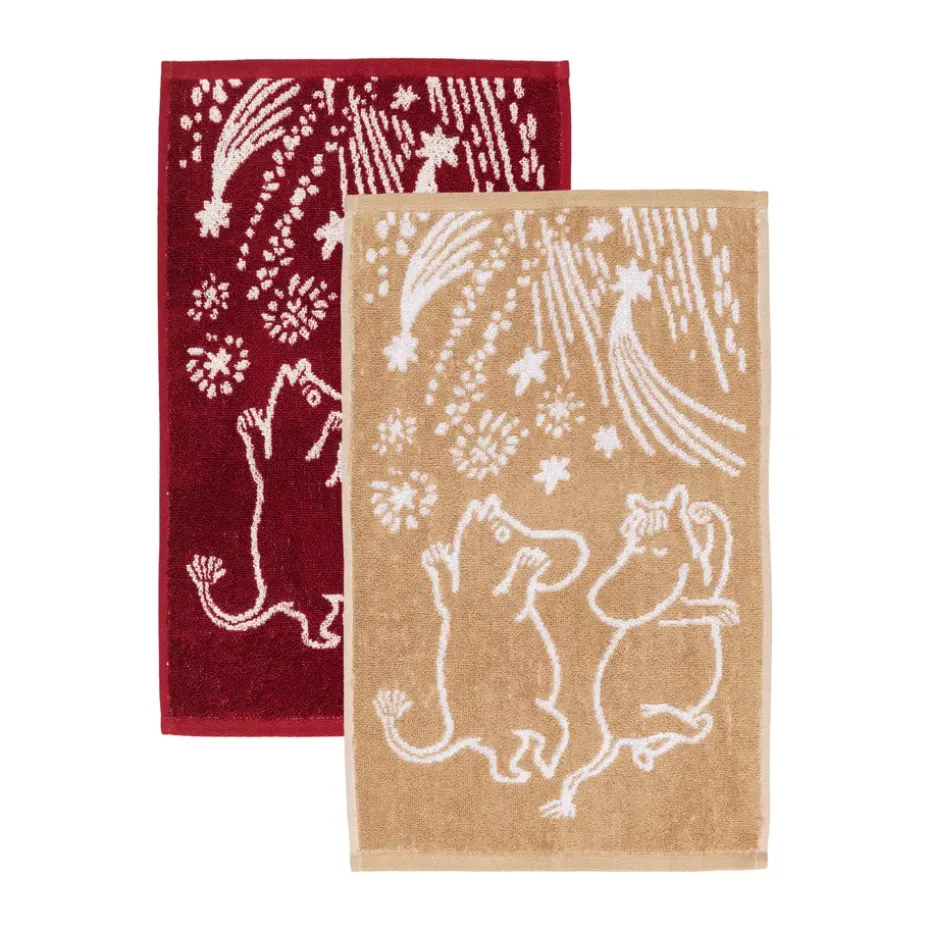 Festive Moments toalla Mumin 2 piezas, 30x50 cm