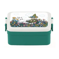 Fiambrera Mumin Meadow 12x18,5 cm, Verde