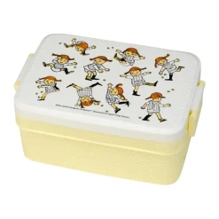 Fiambrera Pippi Cirkus 8x18,5 cm, Amarillo-blanco