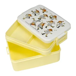 Fiambrera Pippi Cirkus 8x18,5 cm, Amarillo-blanco