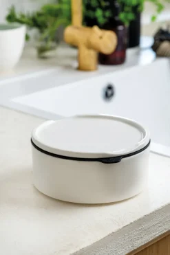 Fiambrera porcelana To Go & To Stay M Ø13 cm, blanco