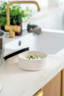 Fiambrera porcelana To Go & To Stay M Ø13 cm, blanco