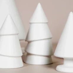 Figura árbol Navidad Narrow blanco, large