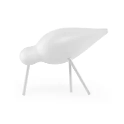 Figura Shorebird, blanco, mediano