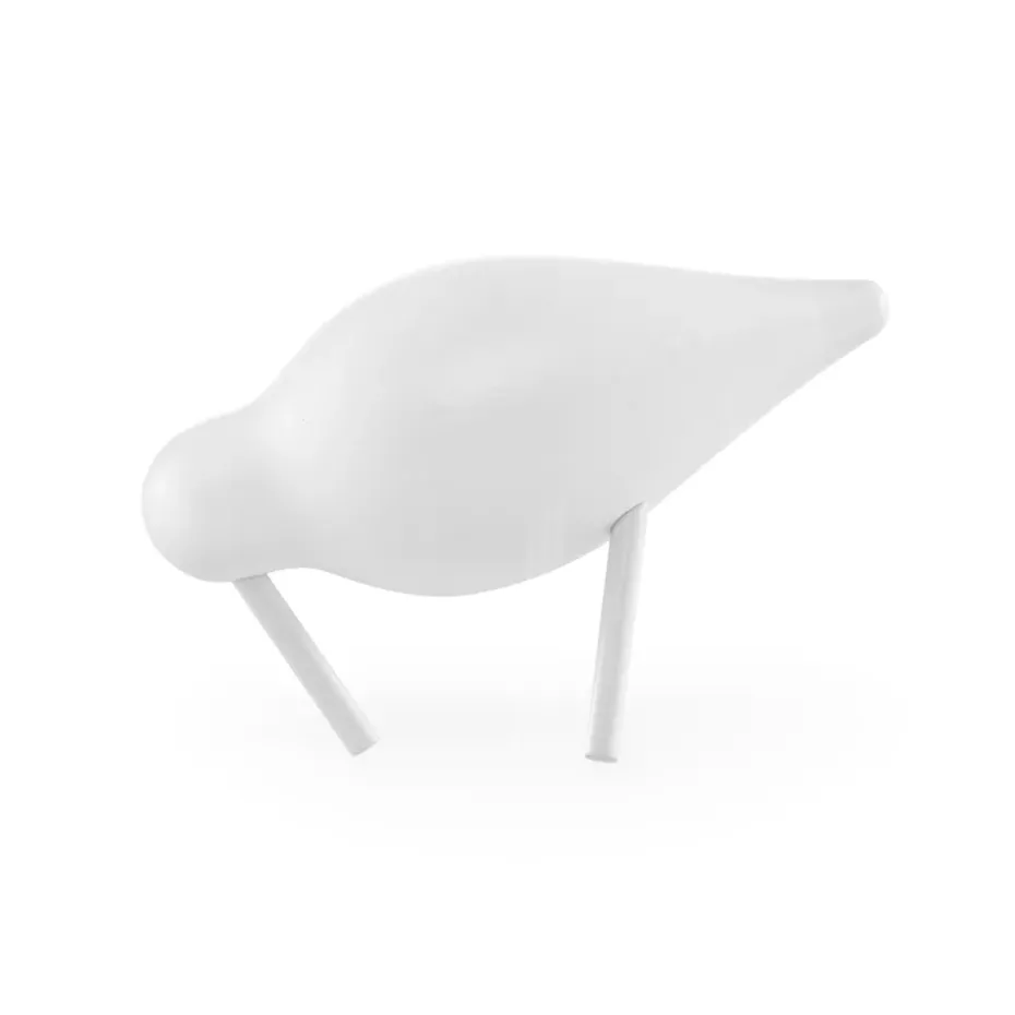 Figura Shorebird, blanco, pequeño
