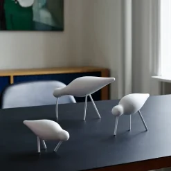 Figura Shorebird, blanco, pequeño